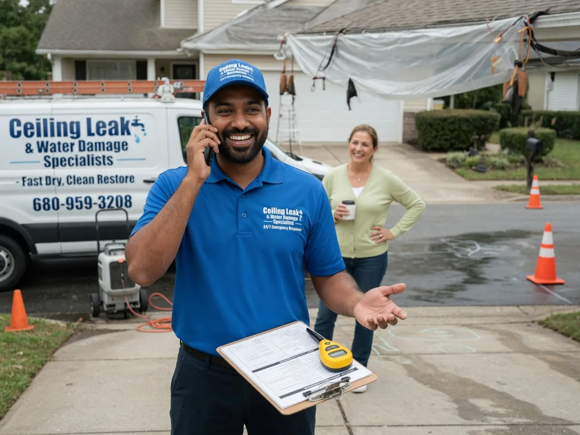 Ceiling Leak Cleanup Stoutland, MO FAQs